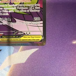 Pokemon Mega Gengar EX 269/217 ASC Secret Rare Full Art Holo Stage 2 350 HP 230 - Image 3