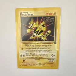 Pokemon TCG Electabuzz Kids WB Movie Promo 02/53 Regular Basic Promo 60 HP - Image 1