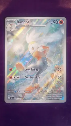 Raboot 147/142 Pokemon Sv07: Stellar Crown Illustration Rare - Image 1