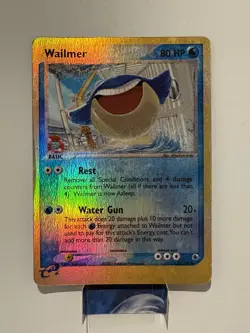 Pokemon TCG Wailmer EX Ruby & Sapphire 48/109 Reverse Holo Uncommon - Image 1