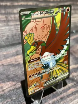 Pokemon TCG, Ethan's Ho-Oh ex 209/182 Sv10: Destined Rivals Holo NM - Image 2
