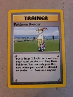 Pokemon Breeder 076/102 Base Set (Shadowless) Regular - Image 1