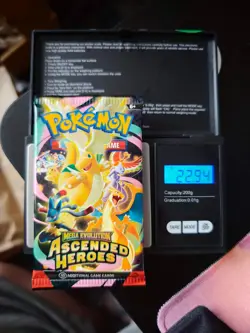 22.94 HEAVY Pokemon Ascended Heroes Booster Pack NEW AND SEALED 🔥 - Image 1