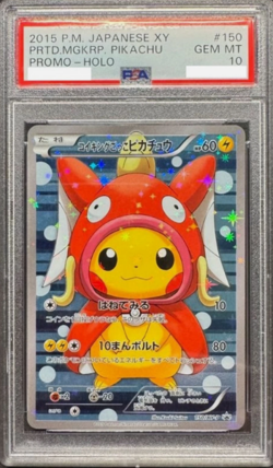 PSA 10 Pretend Magikarp Pikachu PROMO HOLO 2015 Pokemon Japanese XY150/XY-P - Image 1