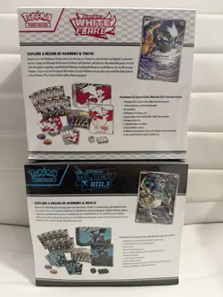 Pokemon Black Bolt and White Flare ETB Set of 2 Brand New (FACTORY SEALED) 🔥 - Image 2