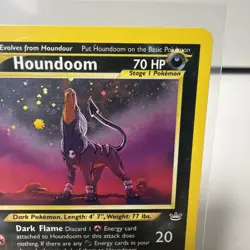Pokemon Houndoom Neo Revelation Unlimited 08/64 Stage 1 70 HP Holo Rare - Image 3