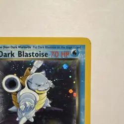 Pokemon TCG Dark Blastoise 3/82 Team Rocket Holo Rare 1st Edition 70 HP - Image 3