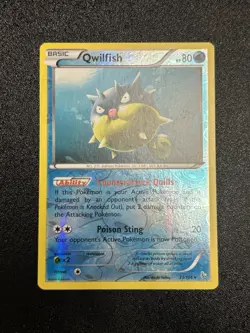 Qwilfish 21/106 XY Series XY Flashfire Pokemon Reverse Holo LP - Image 2