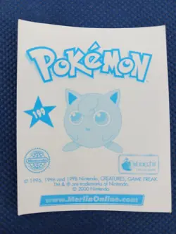 Pokemon Merlin Sticker Series 2 #199 Onix 2000 - Image 2