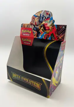Mega Evolution Pokemon Retail Display Box For Booster Packs, Empty Enchanced - Image 1