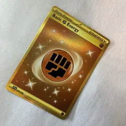 Pokemon TCG Pokemon SV1 Basic Fighting Energy Holo Gold 258/198 - Image 3