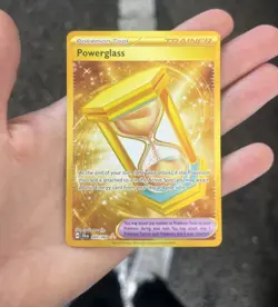 Pokemon TCG Powerglass 097/064 Hyper Rare Gold Holo SV Shrouded Fable NM 🔥 - Image 4