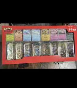 Pokemon Prismatic Evolutions Mini Tin 8-Pack Costco Exclusive Complete Set - New - Image 2