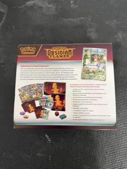 Obsidian Flames ETB Pokemon Center Exclusive NO PACKS NO PROMOS - Image 2