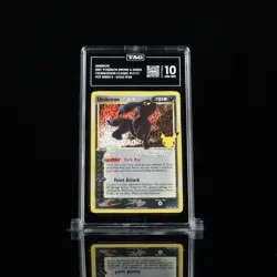2021 POKEMON CELEBRATIONS CLASSIC COLLECTION #17 UMBREON-GOLD STAR TAG 10 - Image 1