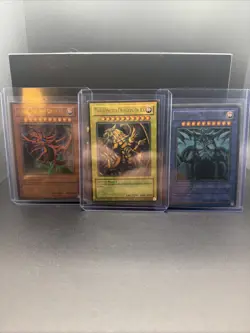 Yu-Gi-Oh! TCG Egyptian Gods Set (Slifer, Obelisk, Ra) GB1-001 GB1-002 GB1-003 NM - Image 1