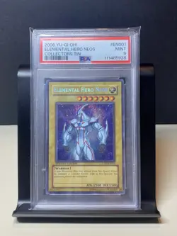 Yu-Gi-Oh! TCG Elemental Hero Neos CT03-EN001 Limited Edition Secret Rare PSA 9 - Image 1