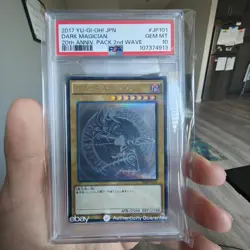Yu-Gi-Oh! Dark Magician 20th Ann. 2nd Wave Japanese Ghost Rare 20AP-JP101 PSA 10 - Image 3