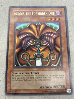 Exodia the Forbidden One LOB-124 The Legend of Blue Eyes White Dragon LP - Image 1