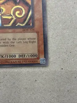 Exodia the Forbidden One LOB-124 The Legend of Blue Eyes White Dragon LP - Image 5