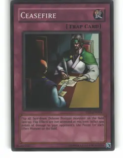 Ceasefire DB1-EN083 Super Rare Dark Beginning 1 Yu-Gi-Oh Moderately Played - Image 1
