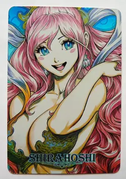 CARTE SEXY GIRL MANGA MINT HOLO PRISM Waifu Shirahoshi - One Piece - Image 1