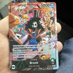 Brook OP15-022 Alt Art Adventure on Kami's Island ONE PIECE Card English - Image 1