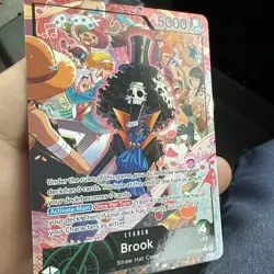 Brook OP15-022 Alt Art Adventure on Kami's Island ONE PIECE Card English - Image 2