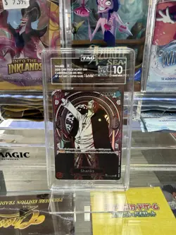 TAG 10 Shanks Silver SP One Piece OP09-004 Alt Art - Image 1