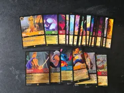 23 Disney Lorcana Legendary Foil Trading Card Game Lot Winterspell Fabled TCG - Image 1