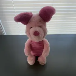 Disney Store Piglet Winnie The Pooh Floppy Pink Plush 12” Stuffed Animal - Image 1