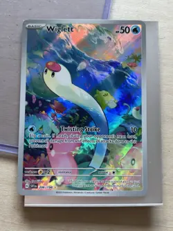 Wiglett 206/198 Pokemon Scarlet Violet Base Illustration Rare / UK Seller - Image 1