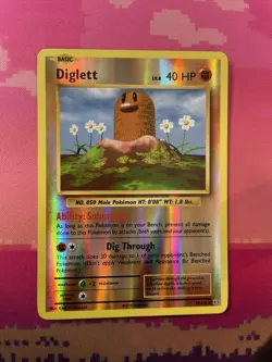 Pokemon Card Diglett Evolutions Reverse Holo 55/108 Near Mint - Image 1