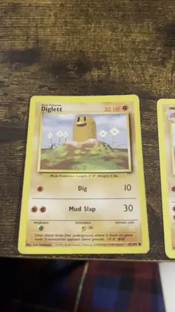 Pokemon Diglett/Dugtrio 47-19/102 Base Combo Set Regular WOTC Vintage - Image 2