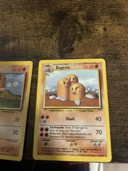 Pokemon Diglett/Dugtrio 47-19/102 Base Combo Set Regular WOTC Vintage - Image 5