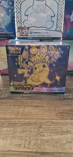Pokemon TCG - Surging Sparks Pokemon Center - Elite Trainer Box - Sealed ETB - Image 1