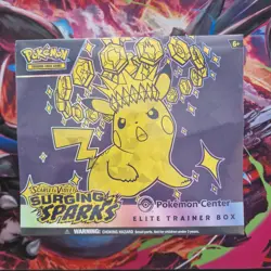 Pokemon TCG - Surging Sparks Pokemon Center - Elite Trainer Box - Sealed ETB - Image 1