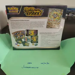 Pokemon TCG: Surging Sparks Pokemon Center Elite Trainer Box ETB - Sealed - Image 3