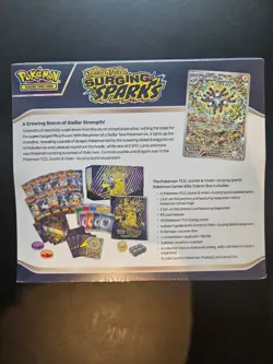 Pokemon TCG Surging Sparks Pokemon Center Elite Trainer Box ETB - Sealed - Image 2