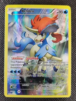 Keldeo - XY118 - Holo Black Star Promo, Pokemon Card - LP - Image 1