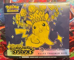 Pokemon TCG: Surging Sparks Pokemon Center Elite Trainer Box (ETB) - SEALED - Image 1