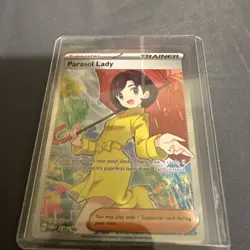 Pokemon TCG Parasol Lady Paradox Rift Holo Ultra Rare Card 238/182 NM Condition - Image 1