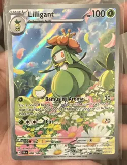 Lilligant 92/86 Illustration Rare Pokemon TCG Card Black Bolt English NM - Image 1