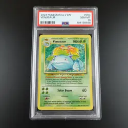 PSA 10 Venusaur 003/034 Classic Collection English Holo Graded Pokemon Card - Image 1