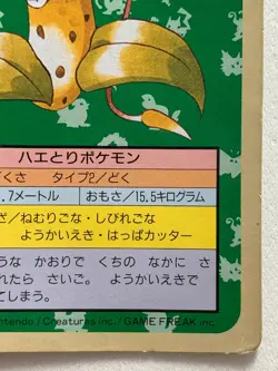 Victreebel NO.071 Topsun Pokemon card Japanese Green Back 1995 RARE - Image 4
