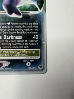 Darkrai Lv.X 104/106 Great Encounters Pokemon Ultra Rare Holo NM|LP - Image 4