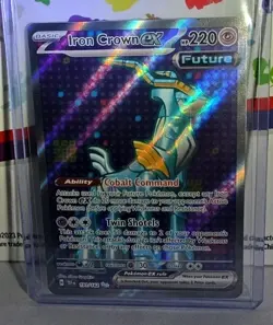 Pokemon Temporal Forces - IRON CROWN EX - ULTRA RARE - 191/162 - NM/M - Image 1