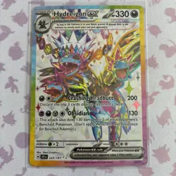 Hydreigon ex - 223/191 - Pokemon Surging Sparks Full Art Ultra Rare NM - Image 1