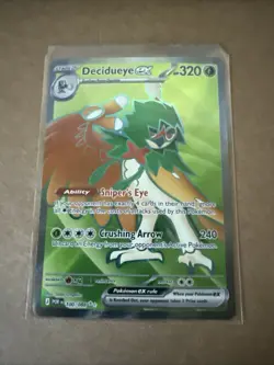 2026 Pokemon Perfect Order Decidueye EX Full Art 100/088 NM - Image 1