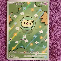 Pokemon Solosis 118/086 Sv: Black Bolt Illustration Rare Holo 40 HP English - Image 1
